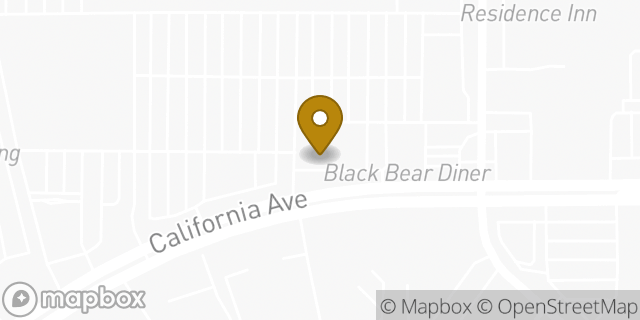 Map showing the location of Subway in Bakersfield, CA 93309