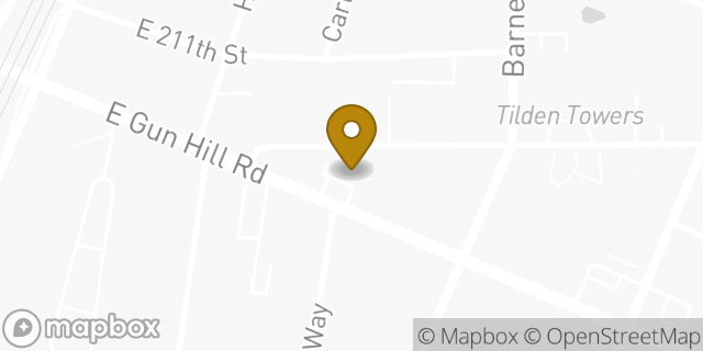 Map showing the location of Dunkin' in Bronx, NY 10467