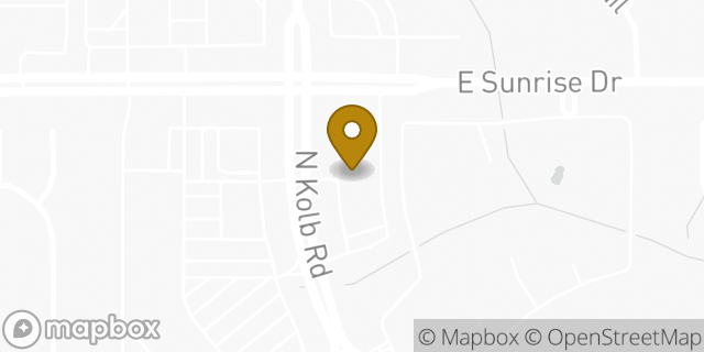 Map showing the location of Chase ATM in Tucson, AZ 85750