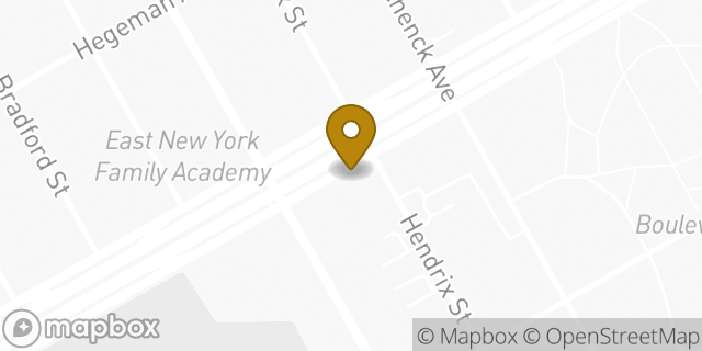 Map showing the location of Chase Bank in Brooklyn, NY 11207
