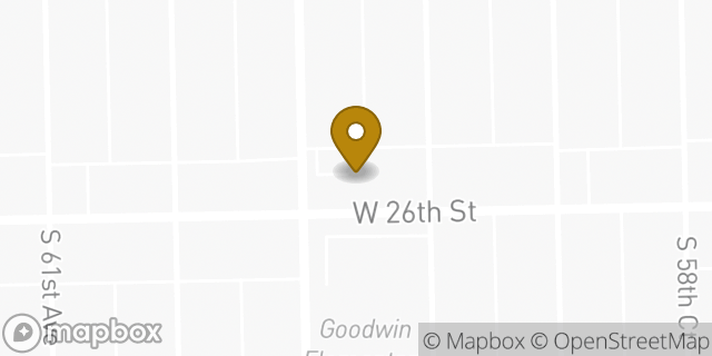 Map showing the location of Amazon Locker - Tank in Cicero, IL 60804