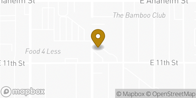 Map showing the location of Amazon Locker - Frug in Long Beach, CA 90804