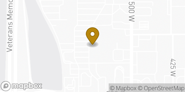 Map showing the location of Amazon Locker - Levke in Bountiful, UT 84010