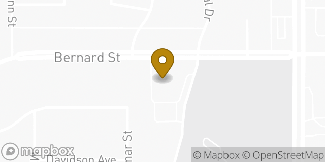 Map showing the location of The Church of Jesus Christ of Latter-day Saints in Bakersfield, CA 93305
