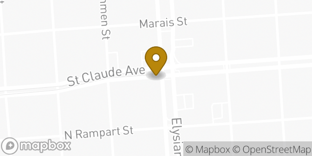 Map showing the location of Walgreens in New Orleans, LA 70117