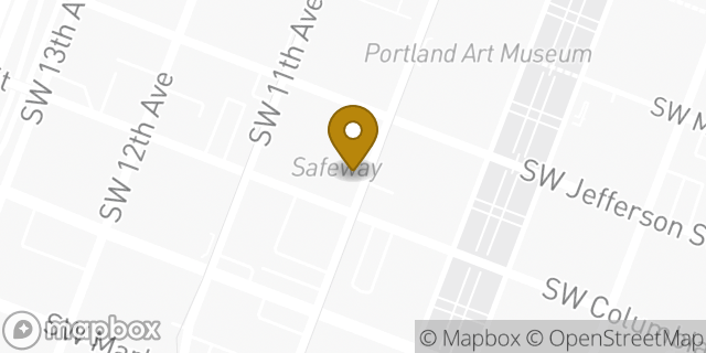 Map showing the location of Safeway in Portland, OR 97201