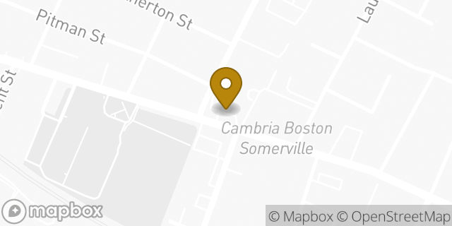 Map showing the location of The UPS Store in Somerville, MA 02143