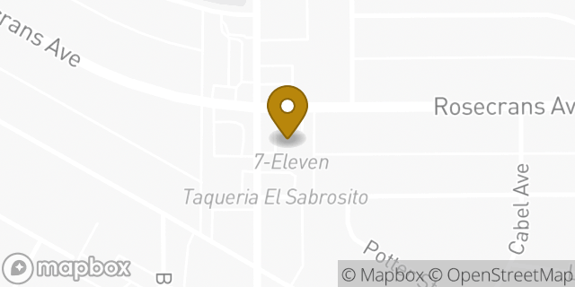 Map showing the location of Amazon Locker - Ashlin in Bellflower, CA 90706