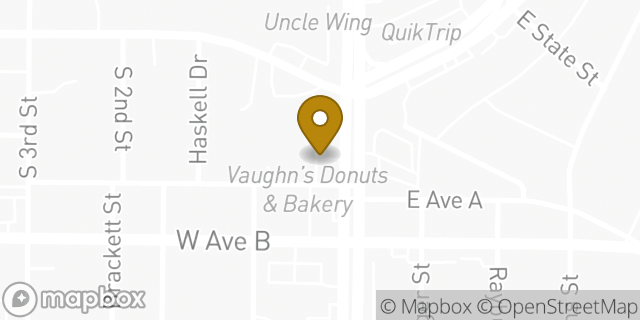 Map showing the location of Subway in Garland, TX 75040