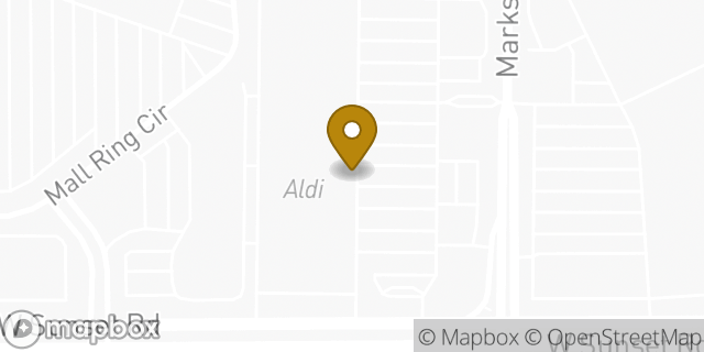 Map showing the location of Aldi in Henderson, NV 89014