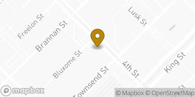 Map showing the location of The UPS Store in San Francisco, CA 94107