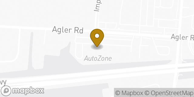 Map showing the location of AutoZone in Columbus, OH 43230