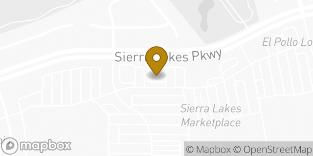 Map showing the location of Starbucks in Fontana, CA 92336