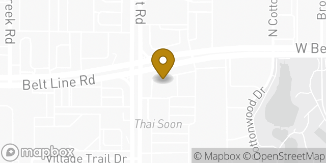 Map showing the location of McDonald's in Richardson, TX 75080