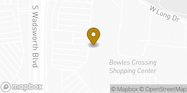 Map showing the location of Trader Joe's in Littleton, CO 80123