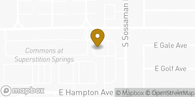 Map showing the location of ATM CVS in Mesa, AZ
