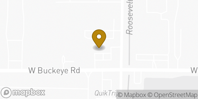 Map showing the location of Amazon Locker - Spirit in Phoenix, AZ 85043