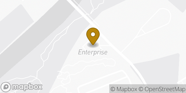 Map showing the location of Enterprise Rent-A-Car in Atlanta, GA 30318