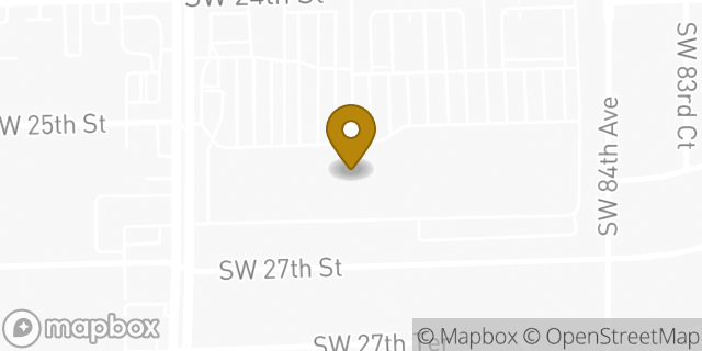 Map showing the location of TJ Maxx in Miami, FL 33155