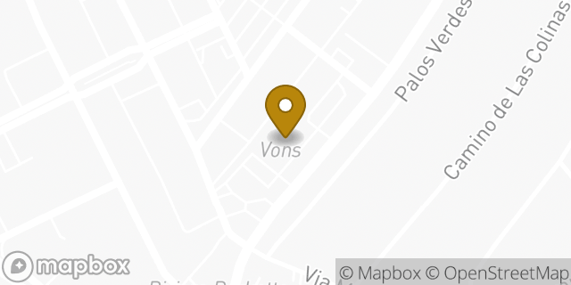 Map showing the location of Vons in Redondo Beach, CA 90277