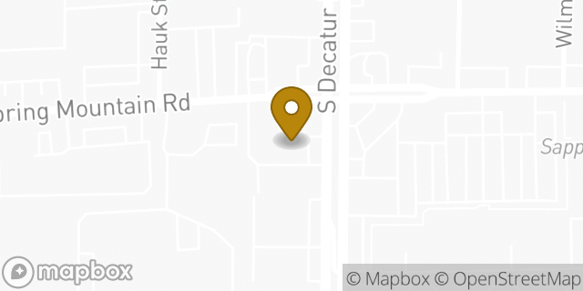 Map showing the location of Amazon Locker - Dougal in Las Vegas, NV 89146