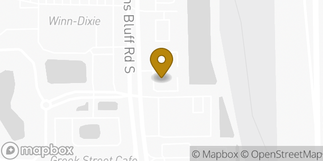 Map showing the location of The UPS Store in Jacksonville, FL 32224