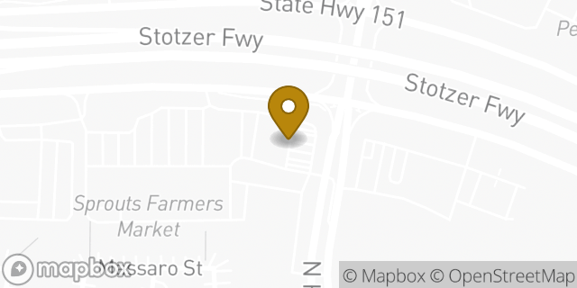 Map showing the location of QuikTrip in San Antonio, TX 78251