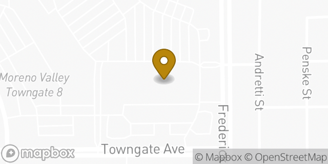 Map showing the location of TJ Maxx in Moreno Valley, CA 92553