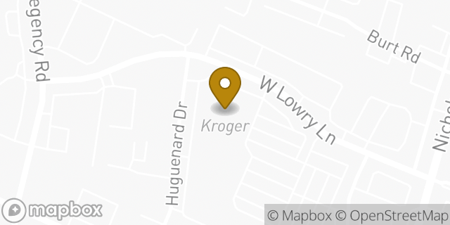 Map showing the location of Kroger in Lexington, KY 40503