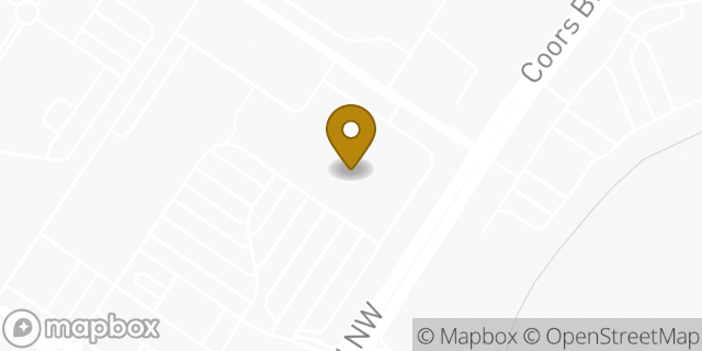 Map showing the location of Coinme in Albuquerque, NM 87114