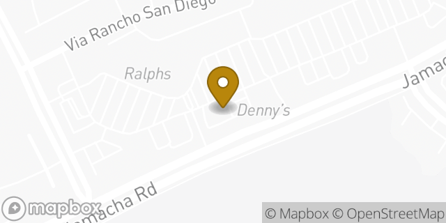 Map showing the location of Chase Bank in El Cajon, CA 92019