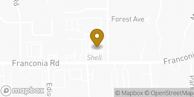 Map showing the location of Amazon Locker - Aves in Alexandria, VA 22310