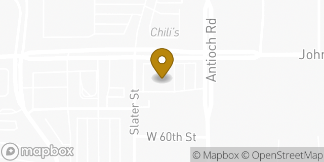 Map showing the location of ATM Walgreens in Merriam, KS
