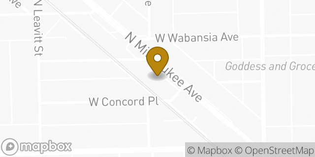 Map showing the location of The UPS Store in Chicago, IL 60647