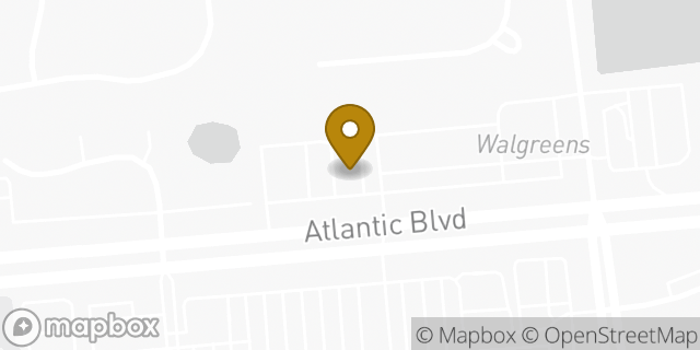 Map showing the location of McDonald's in Jacksonville, FL 32225