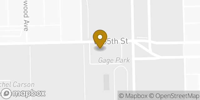 Map showing the location of Amazon Locker - Handcar in Chicago, IL 60632