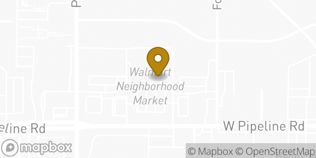 Map showing the location of Walmart Neighborhood Market in Hurst, TX 76053