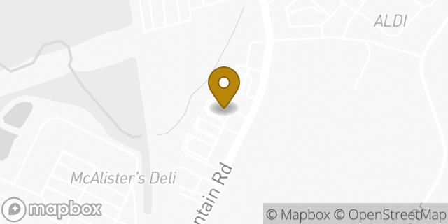 Map showing the location of Dunkin' in Chattanooga, TN 37405