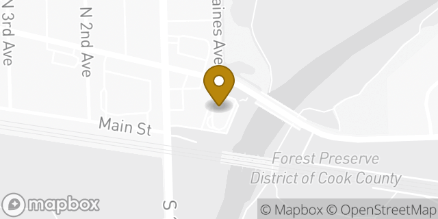 Map showing the location of McDonald's in Maywood, IL 60153