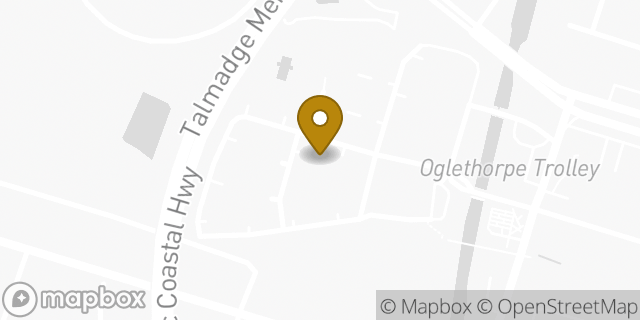Map showing the location of Amazon Locker - Dominga in Savannah, GA 31401