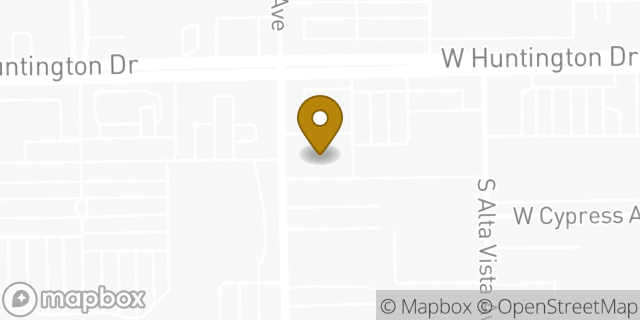 Map showing the location of ATM Walgreens in Monrovia, CA