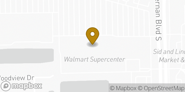 Map showing the location of Walmart in Jacksonville, FL 32225