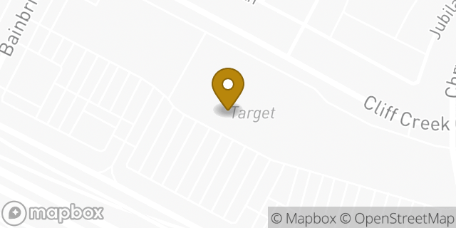 Map showing the location of Target in Dallas, TX 75237