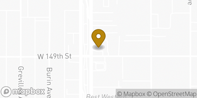 Map showing the location of Starbucks in Lawndale, CA 90260