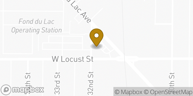 Map showing the location of Amazon Locker - Confidence in Milwaukee, WI 53210