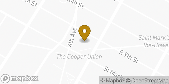 Map showing the location of CVS Pharmacy in New York, NY 10003