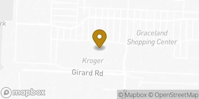 Map showing the location of Kroger Pharmacy in Columbus, OH 43214