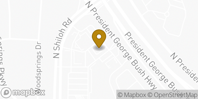 Map showing the location of McDonald's in Garland, TX 75042