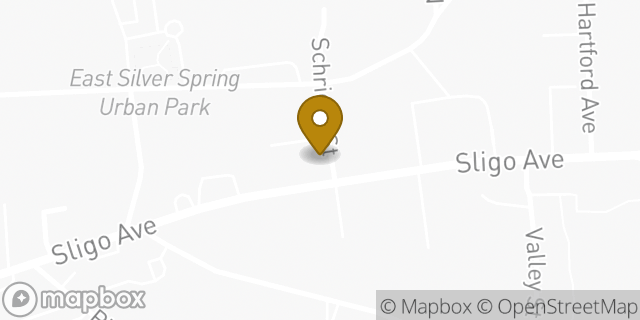 Map showing the location of Avis Car Rental in Silver Spring, MD 20910