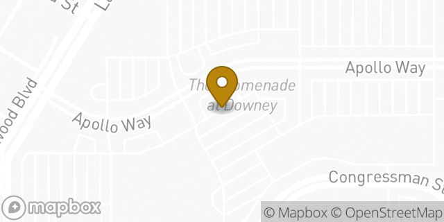 Map showing the location of Panera Bread in Downey, CA 90242